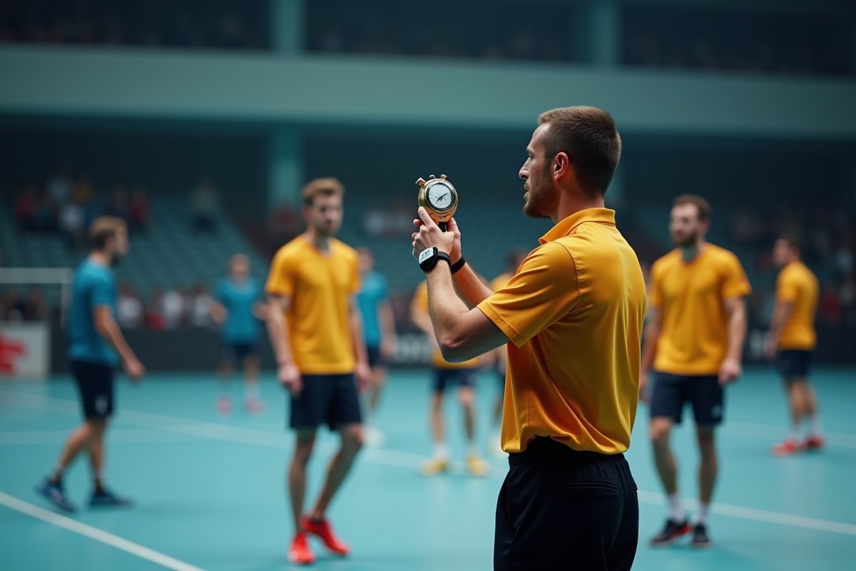 handball chronométrage